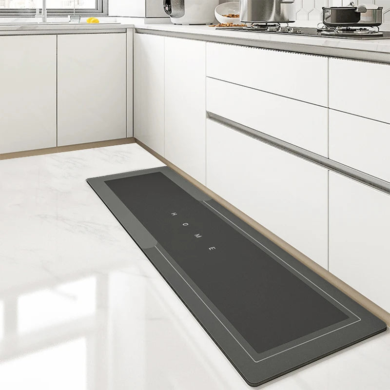 Kitchen Floor Mat Bedroom Living Room Long Strip Carpet Hallway Decorative Carpet Bathroom Entrance Door Non-slip Absorbent Mat