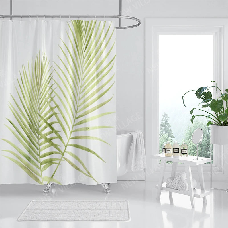 Waterproof fabric shower curtain Bathroom curtain accessories 180x200 Bath curtain for shower 240*200 nordic boho decor 240x200