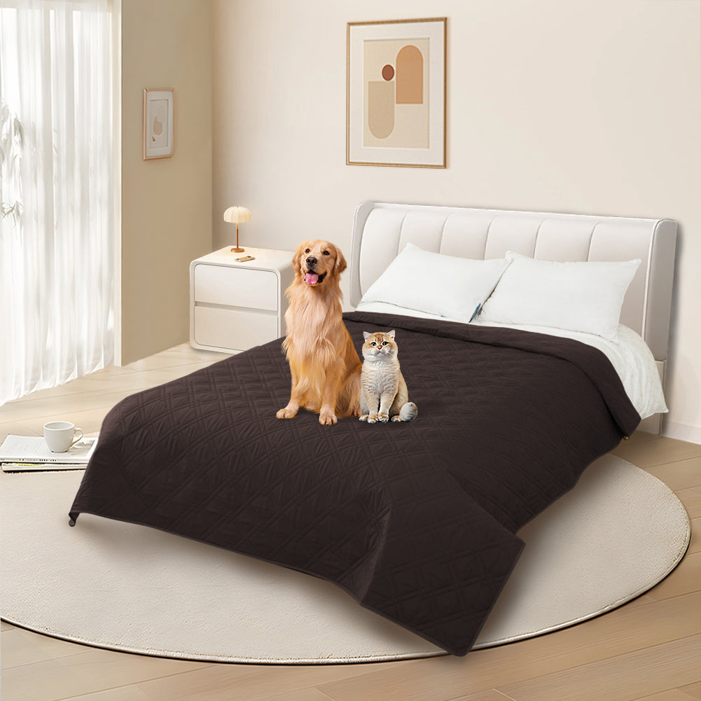 Waterproof sofa cover for dogs, 100% waterproof dog blanket, sofa protector, bed cover with anti-slip particles, furniture protector for dogs, cats and pets