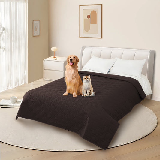 Waterproof sofa cover for dogs, 100% waterproof dog blanket, sofa protector, bed cover with anti-slip particles, furniture protector for dogs, cats and pets