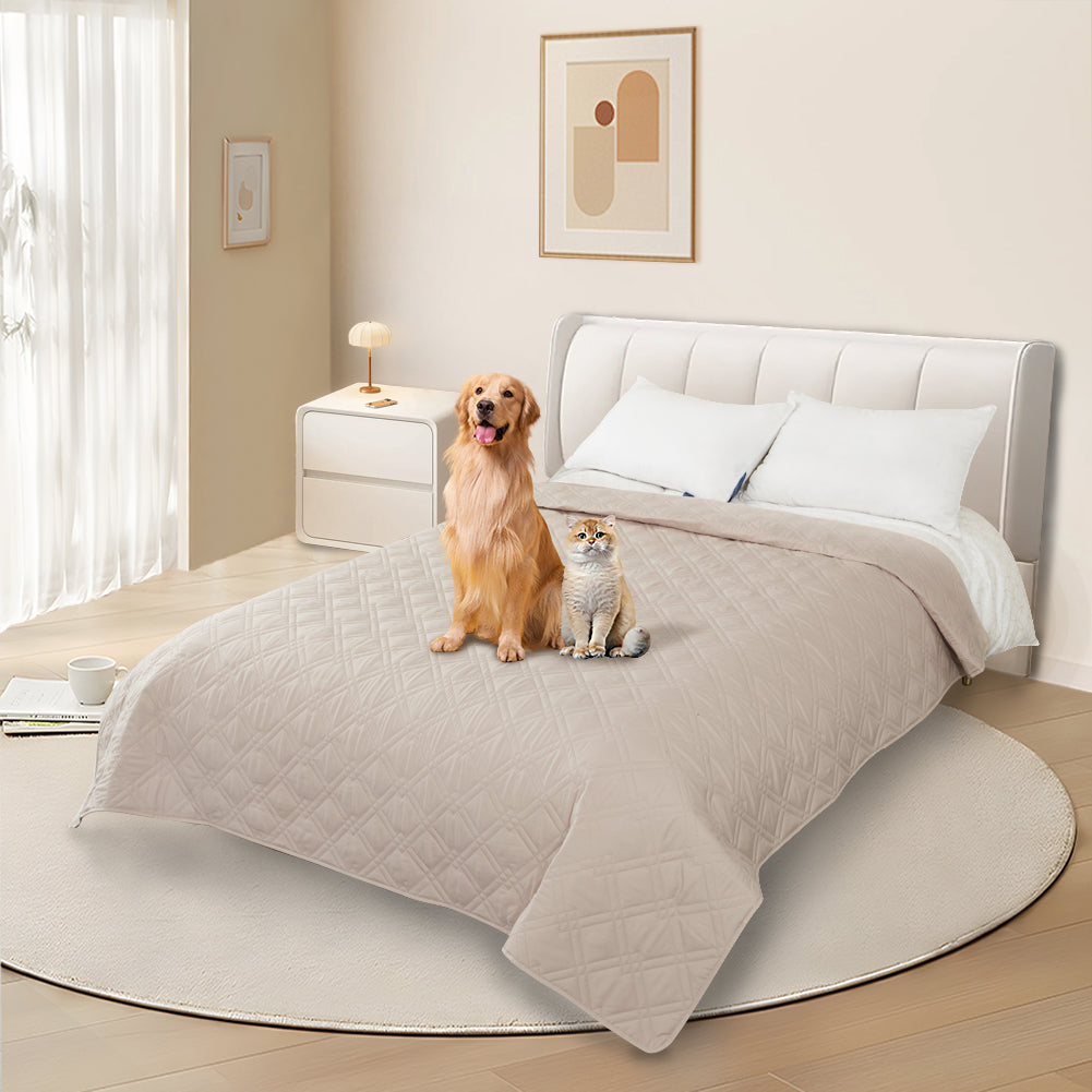 Waterproof sofa cover for dogs, 100% waterproof dog blanket, sofa protector, bed cover with anti-slip particles, furniture protector for dogs, cats and pets