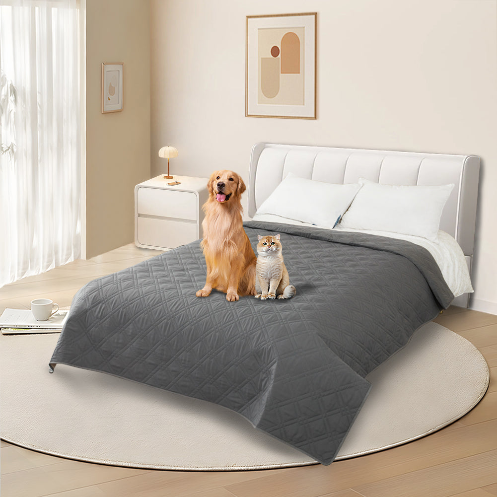 Waterproof sofa cover for dogs, 100% waterproof dog blanket, sofa protector, bed cover with anti-slip particles, furniture protector for dogs, cats and pets