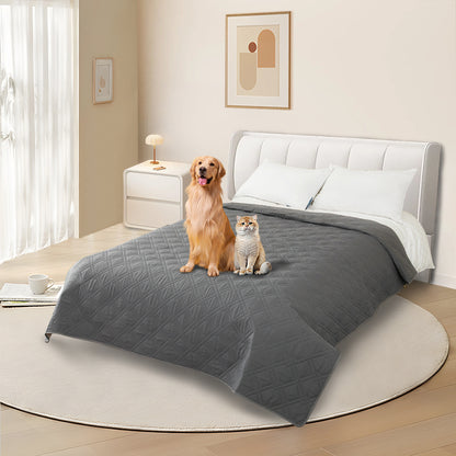 Waterproof sofa cover for dogs, 100% waterproof dog blanket, sofa protector, bed cover with anti-slip particles, furniture protector for dogs, cats and pets