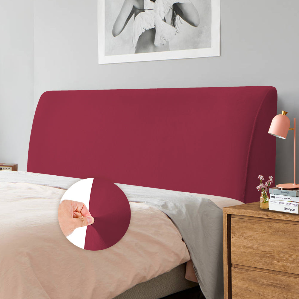 Headboard cover, elastic headboard cover, dustproof protective cover, suitable for linen upholstered headboards.