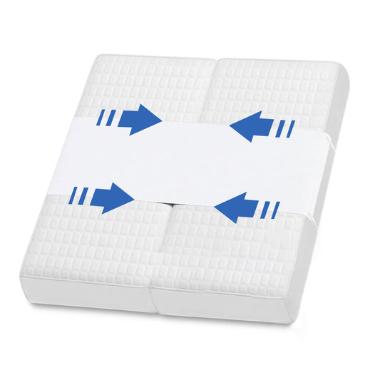 Double to King Size Bed Converter, 2-in-1 Bed Bridge, Adjustable Elastic Mattress Holder for All Mattresses, Non-Slip Strap with Metal Buckle, Ensures a First-Class Sleep