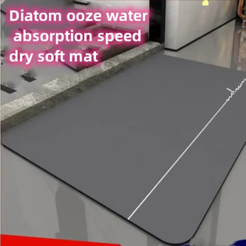 new 2023 soft mat diatom ooze water absorption drier mat toilet door mat diatomite non-slip MATS bathroom sanitary toilets