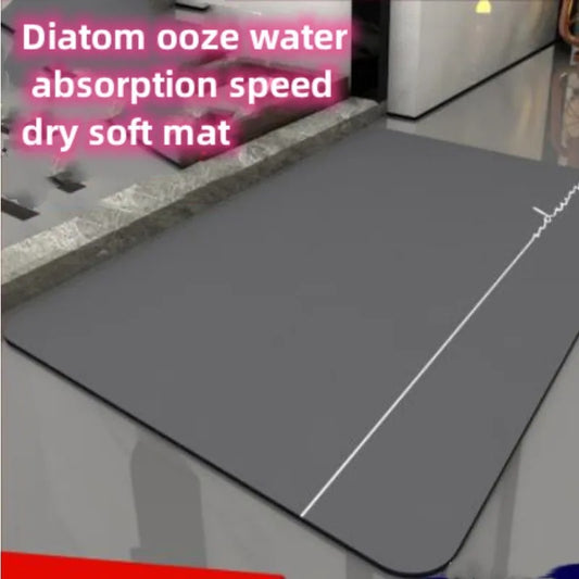new 2023 soft mat diatom ooze water absorption drier mat toilet door mat diatomite non-slip MATS bathroom sanitary toilets