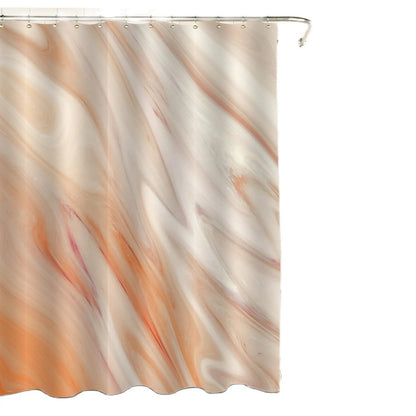 Delicate Gradient Shower Curtain Modern Minimalist Blue Green BAthroom Curtain Art Bathroom Waterproof Decoration With Hooks