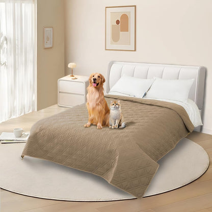 Waterproof sofa cover for dogs, 100% waterproof dog blanket, sofa protector, bed cover with anti-slip particles, furniture protector for dogs, cats and pets