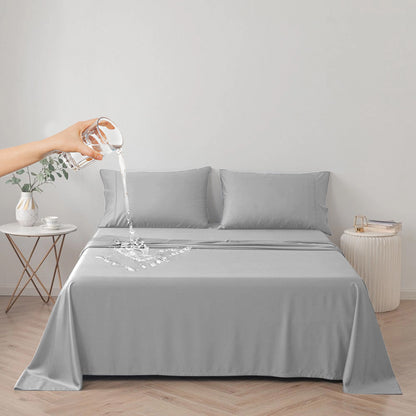 Waterproof Bed Cover for Dog and Cats,Pet Hair Resistant Bed Sheet Cover, Protective Bed Liner Cover with 100% Waterproof Breathable Thin Fabric