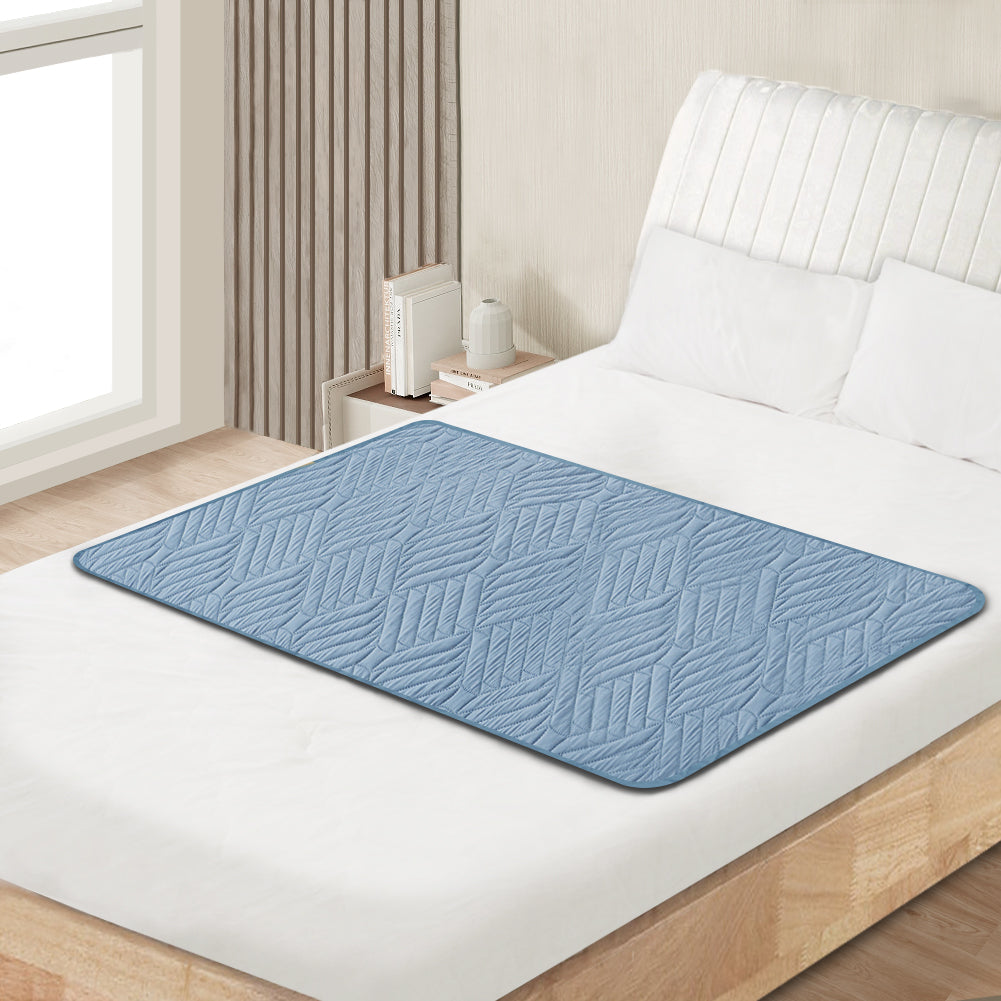 Washable incontinence pad 85x90 cm, waterproof and absorbent mattress protector, reusable bed pad, breathable incontinence bed pad, for adults and children