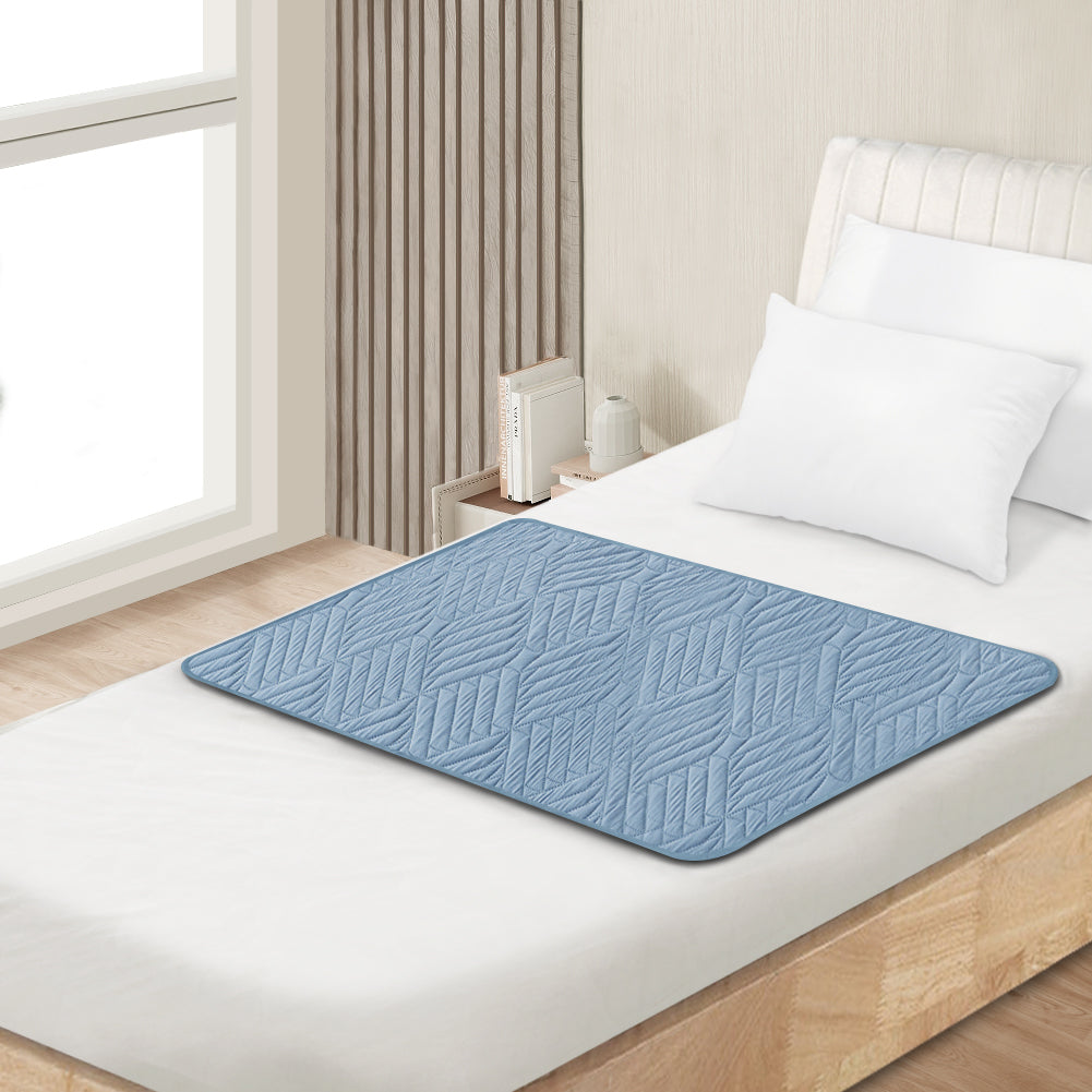 Washable incontinence pad 85x90 cm, waterproof and absorbent mattress protector, reusable bed pad, breathable incontinence bed pad, for adults and children