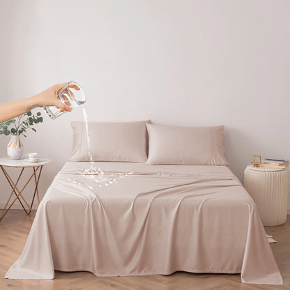 Waterproof Bed Cover for Dog and Cats,Pet Hair Resistant Bed Sheet Cover, Protective Bed Liner Cover with 100% Waterproof Breathable Thin Fabric