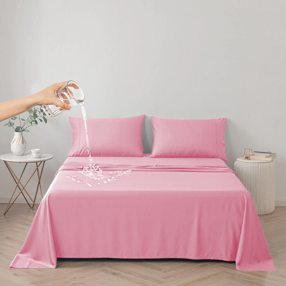 Waterproof Bed Cover for Dog and Cats,Pet Hair Resistant Bed Sheet Cover, Protective Bed Liner Cover with 100% Waterproof Breathable Thin Fabric