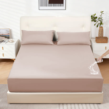 Waterproof mattress protector, waterproof fitted sheet, breathable mattress cover, moisture-proof fitted sheet for mattresses with a height of 20-40 cm