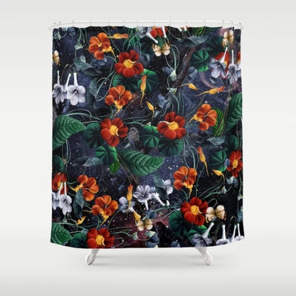 Abstract Plant Character Monkey Flower Bathroom Curtain Home Decor Waterproof Personality Shower Curtain cortina de la ducha