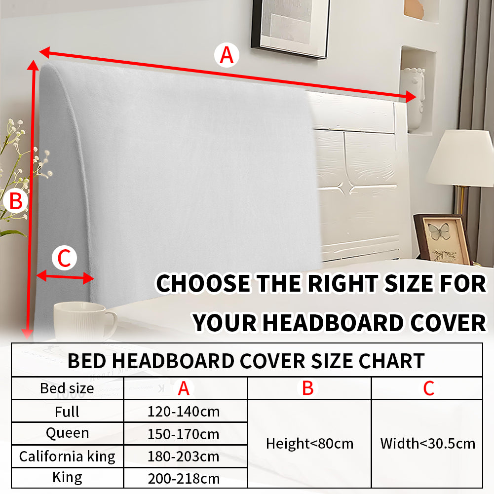 Headboard cover, elastic headboard cover, dustproof protective cover, suitable for linen upholstered headboards.