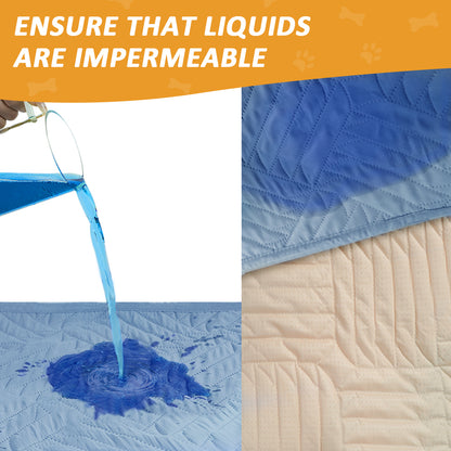 Washable incontinence pad 85x90 cm, waterproof and absorbent mattress protector, reusable bed pad, breathable incontinence bed pad, for adults and children