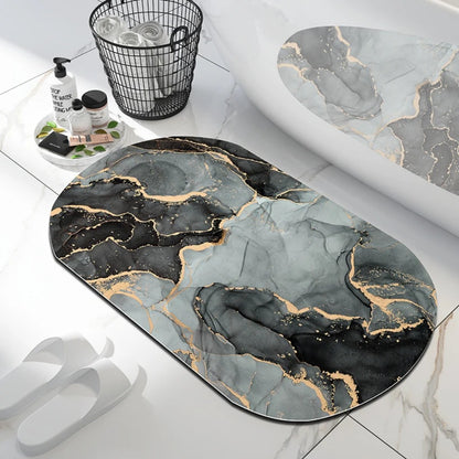 Luxury Nordic Diotomite Bath Mats Bathroom Carpet Anti Slip Super Absorbent Floor Foot Mat Quick Dry Shower Toilet Rugs
