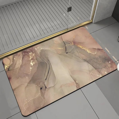 30 Colors Super Absorbent Floor Mat Anti Slip Quick Drying Bathroom Mat Floor Carpet Easy To Clean Home Oil Proof Kitchen Mat