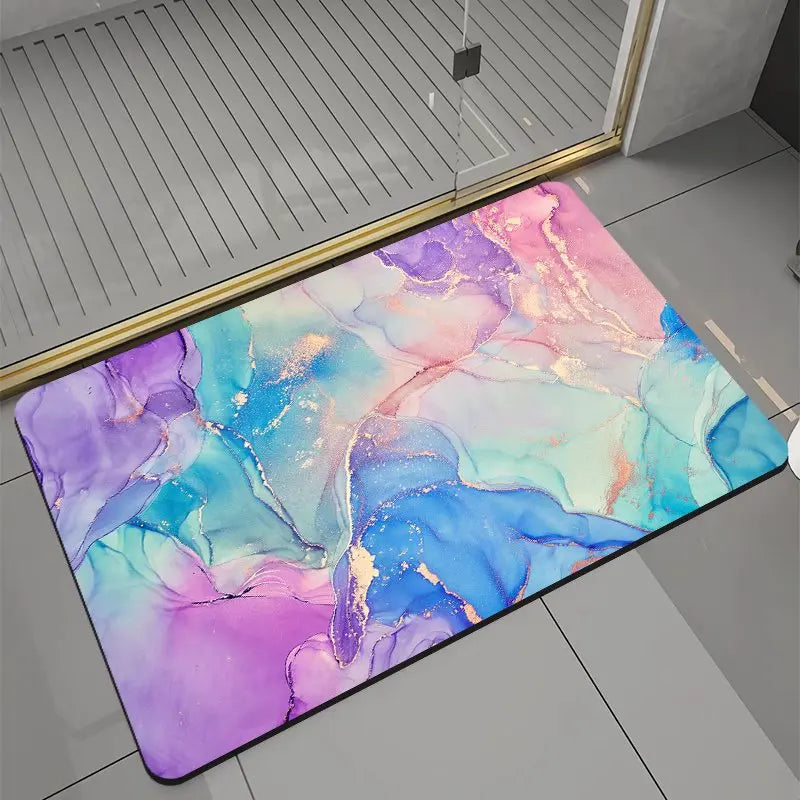 30 Colors Super Absorbent Floor Mat Anti Slip Quick Drying Bathroom Mat Floor Carpet Easy To Clean Home Oil Proof Kitchen Mat