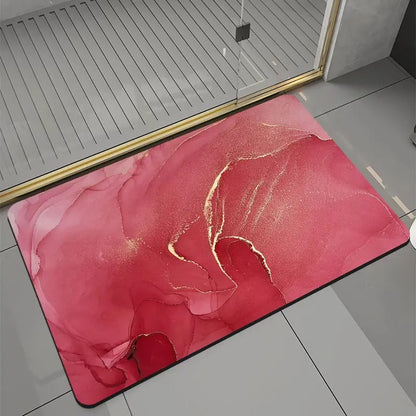 30 Colors Super Absorbent Floor Mat Anti Slip Quick Drying Bathroom Mat Floor Carpet Easy To Clean Home Oil Proof Kitchen Mat