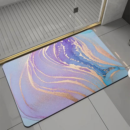 30 Colors Super Absorbent Floor Mat Anti Slip Quick Drying Bathroom Mat Floor Carpet Easy To Clean Home Oil Proof Kitchen Mat