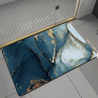 30 Colors Super Absorbent Floor Mat Anti Slip Quick Drying Bathroom Mat Floor Carpet Easy To Clean Home Oil Proof Kitchen Mat