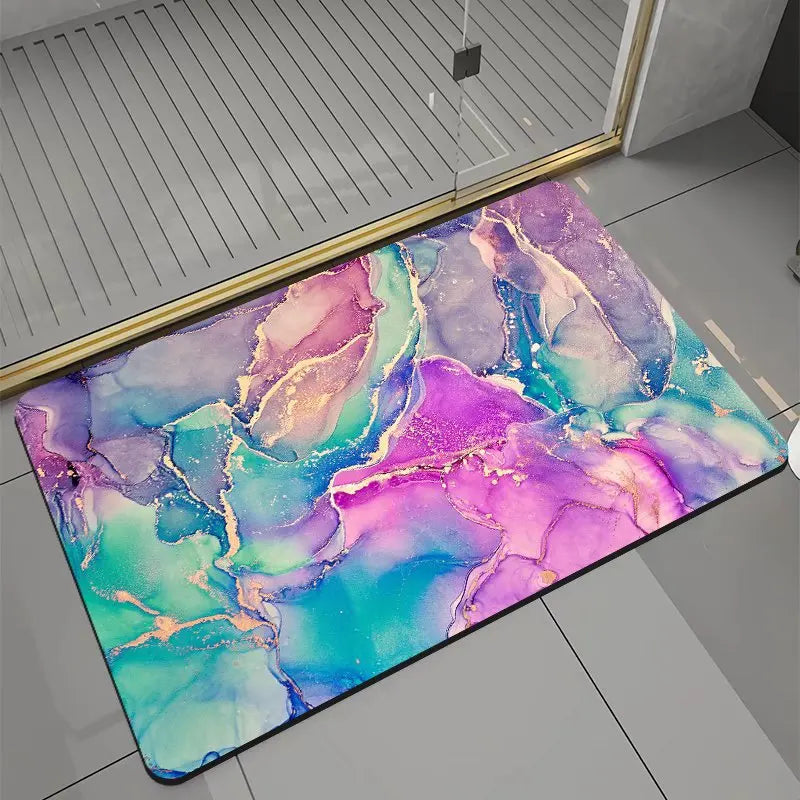 30 Colors Super Absorbent Floor Mat Anti Slip Quick Drying Bathroom Mat Floor Carpet Easy To Clean Home Oil Proof Kitchen Mat
