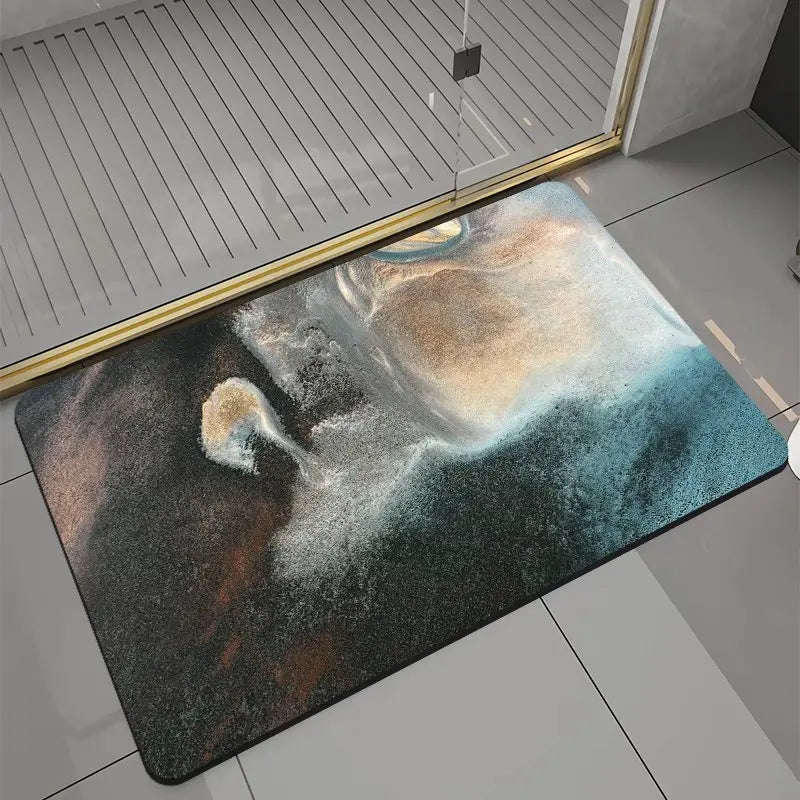 30 Colors Super Absorbent Floor Mat Anti Slip Quick Drying Bathroom Mat Floor Carpet Easy To Clean Home Oil Proof Kitchen Mat