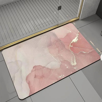 30 Colors Super Absorbent Floor Mat Anti Slip Quick Drying Bathroom Mat Floor Carpet Easy To Clean Home Oil Proof Kitchen Mat