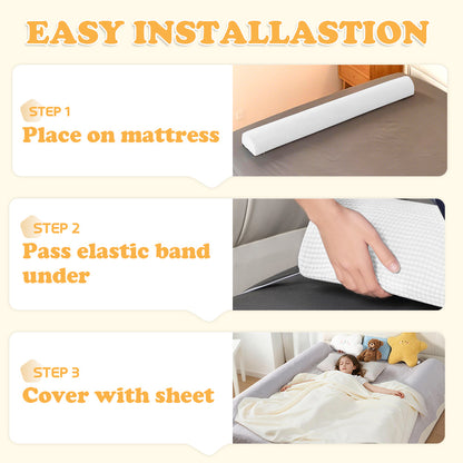 Bed rail for toddlers, bed surround for babies and the elderly, foam bed rail, safety bed rail for toddlers, comfortable bed barrier