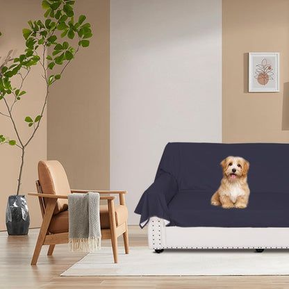 Waterproof Bed Cover for Dog and Cats,Pet Hair Resistant Bed Sheet Cover, Protective Bed Liner Cover with 100% Waterproof Breathable Thin Fabric