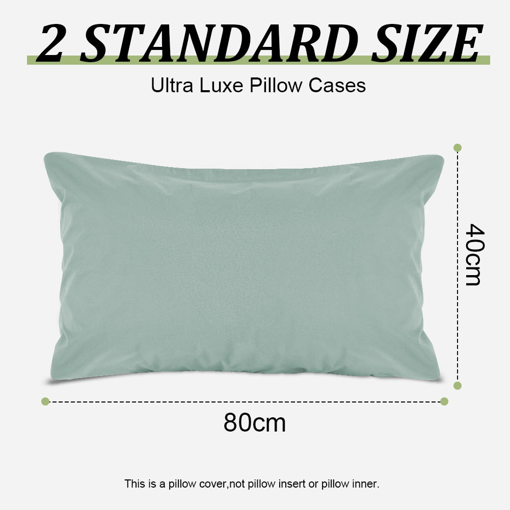 Waterproof pillowcases with zipper, 2-pack, waterproof pillowcases, super soft, breathable, noiseless