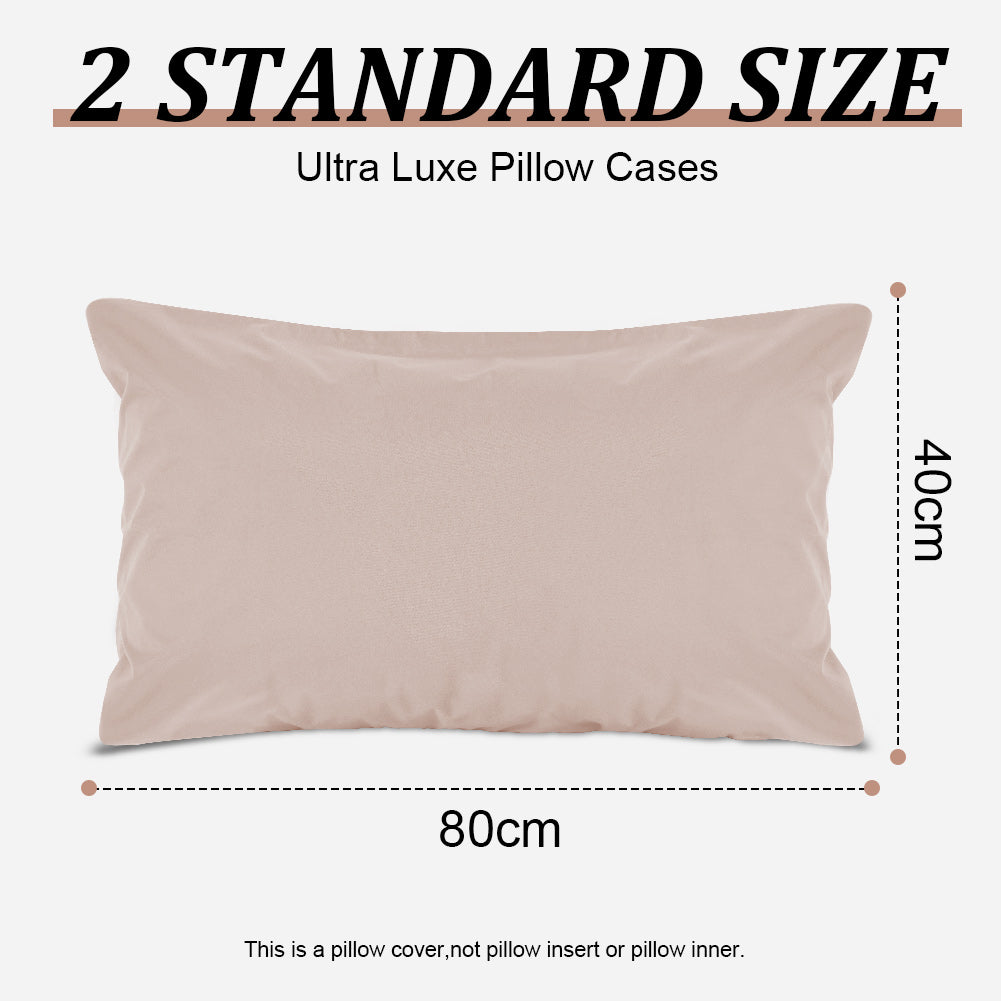 Waterproof pillowcases with zipper, 2-pack, waterproof pillowcases, super soft, breathable, noiseless