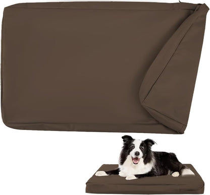 100% Waterproof Replacement Cover for Dog Bed, Replacement Cover for Dog Mat, Washable, Removable Dog Mattress Cover, Dog Mattress Insert with Zipper
