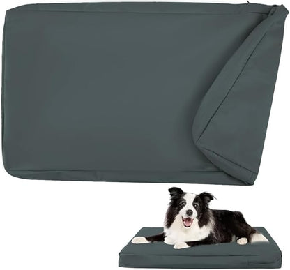 100% Waterproof Replacement Cover for Dog Bed, Replacement Cover for Dog Mat, Washable, Removable Dog Mattress Cover, Dog Mattress Insert with Zipper