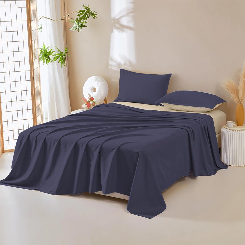 Waterproof Bed Cover for Dog and Cats,Pet Hair Resistant Bed Sheet Cover, Protective Bed Liner Cover with 100% Waterproof Breathable Thin Fabric
