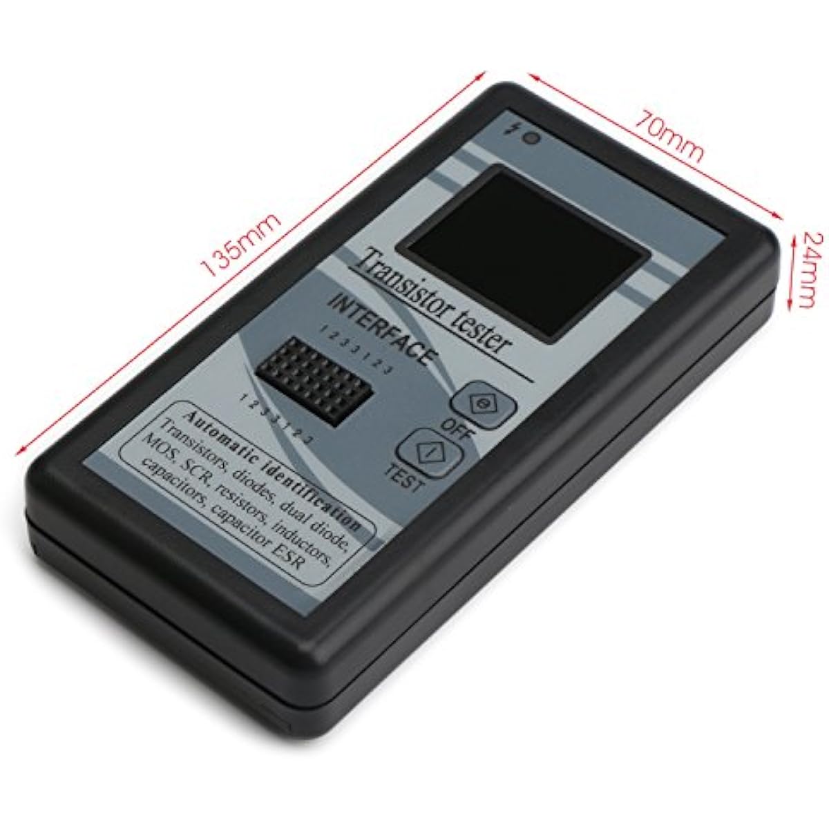 Transistor Tester, Mosfet Transistor Capacitor Tester