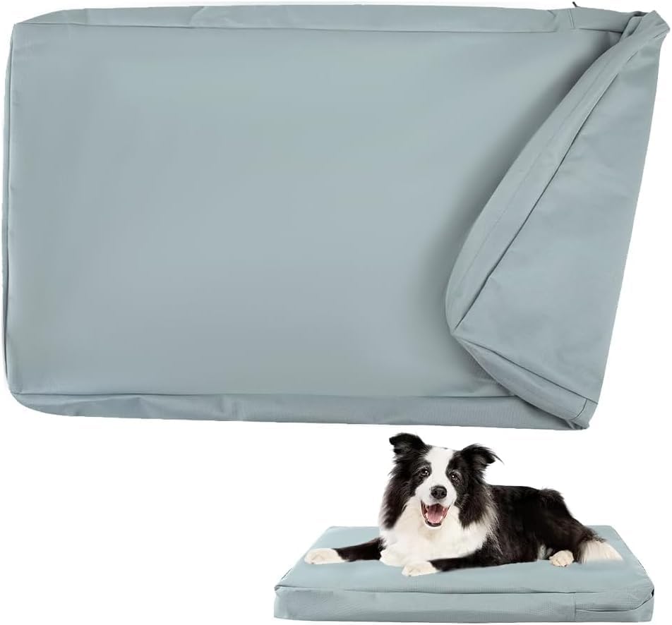 100% Waterproof Replacement Cover for Dog Bed, Replacement Cover for Dog Mat, Washable, Removable Dog Mattress Cover, Dog Mattress Insert with Zipper