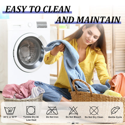 Waterproof pillowcases with zipper, 2-pack, waterproof pillowcases, super soft, breathable, noiseless