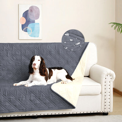 Waterproof sofa cover for dogs, 100% waterproof dog blanket, sofa protector, bed cover with anti-slip particles, furniture protector for dogs, cats and pets