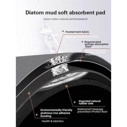 Luxury Diatom Mud Bath Mat Super Absorbent Bathroom Carpet Waterproof Toilet Foot Mats Non-slip Shower Rug Pad Entrance Doormat