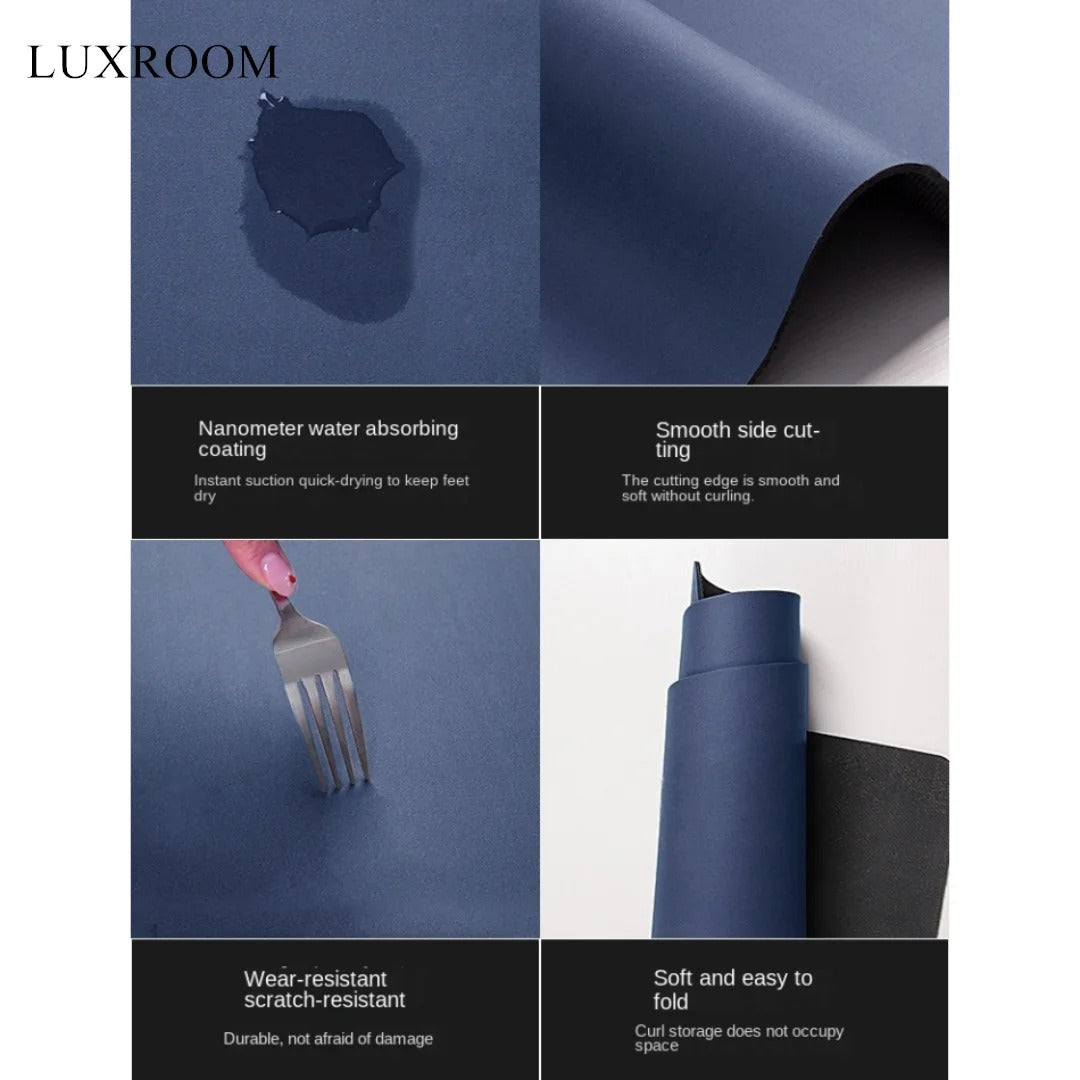 Diatom Mud Cushion Absorbent Pad Bathroom Floor Mat Diatomite Non-slip Quick-drying Bathroom Foot Pad Kitchen Toilet Carpet