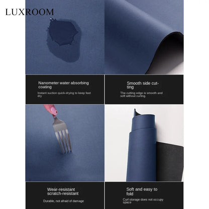 Diatom Mud Cushion Absorbent Pad Bathroom Floor Mat Diatomite Non-slip Quick-drying Bathroom Foot Pad Kitchen Toilet Carpet