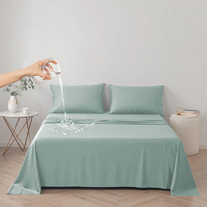Waterproof Bed Cover for Dog and Cats,Pet Hair Resistant Bed Sheet Cover, Protective Bed Liner Cover with 100% Waterproof Breathable Thin Fabric