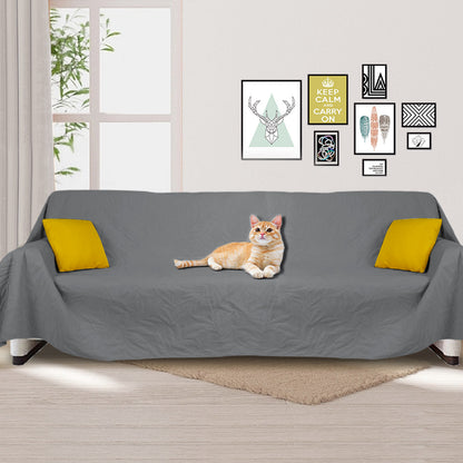 Waterproof sofa cover, scratch-resistant sofa cover, waterproof 3-seater sofa cover for cats, cat and dog protective sofa cover, furniture protective sofa cover