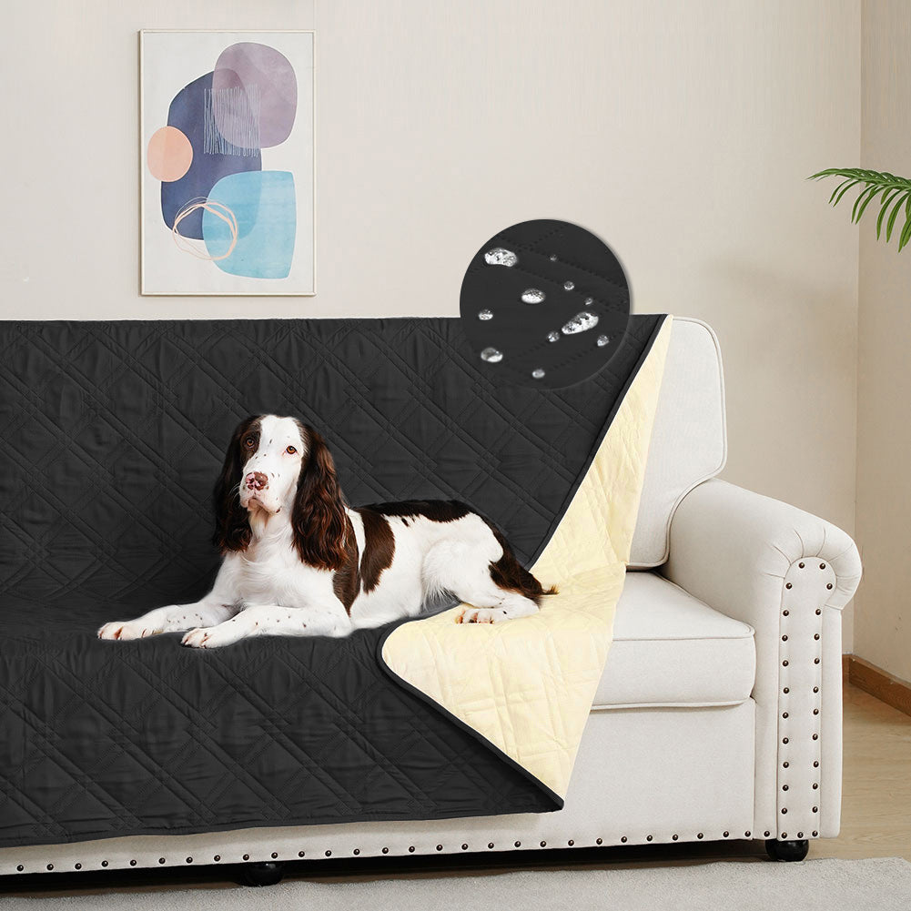 Waterproof sofa cover for dogs, 100% waterproof dog blanket, sofa protector, bed cover with anti-slip particles, furniture protector for dogs, cats and pets