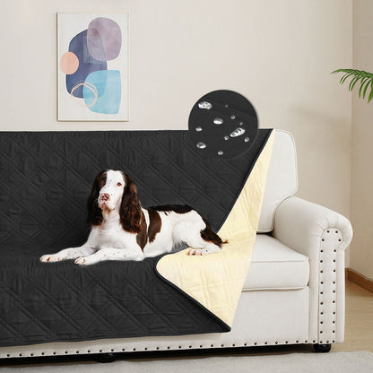 Waterproof sofa cover for dogs, 100% waterproof dog blanket, sofa protector, bed cover with anti-slip particles, furniture protector for dogs, cats and pets