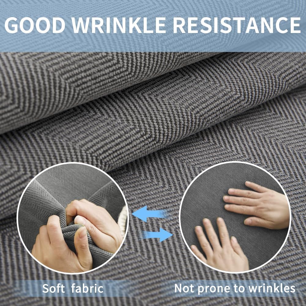 sofa covers, suitable for 1/2/3/4 seater sofas, made of chenille fabric, corner sofa covers, L-shaped sofa covers, cat sofa covers, wrinkle and scratch resistant, washable and U-shaped corner sofa covers with non-slip properties.